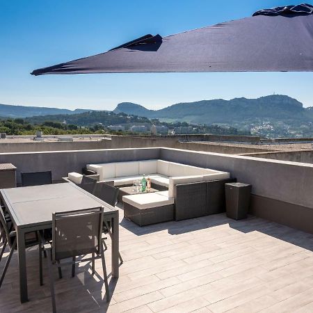 Le Vallat Vue Mer Cassis Terrasse Privative Spa Jacuzzi Barbecue Calanques Exterior photo